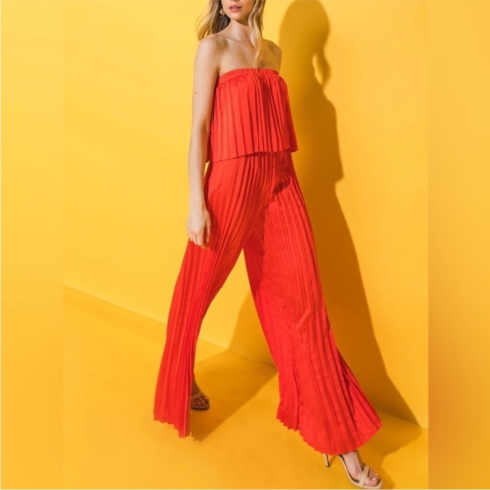 Flying Tomato Red Jumpsuit